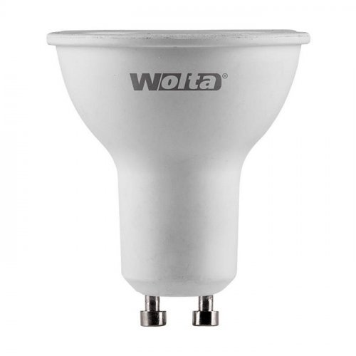 Лампа светодиодная Wolta LX Софит GU10 220В 8Вт 560Лм 3000К 50х57мм картинка 